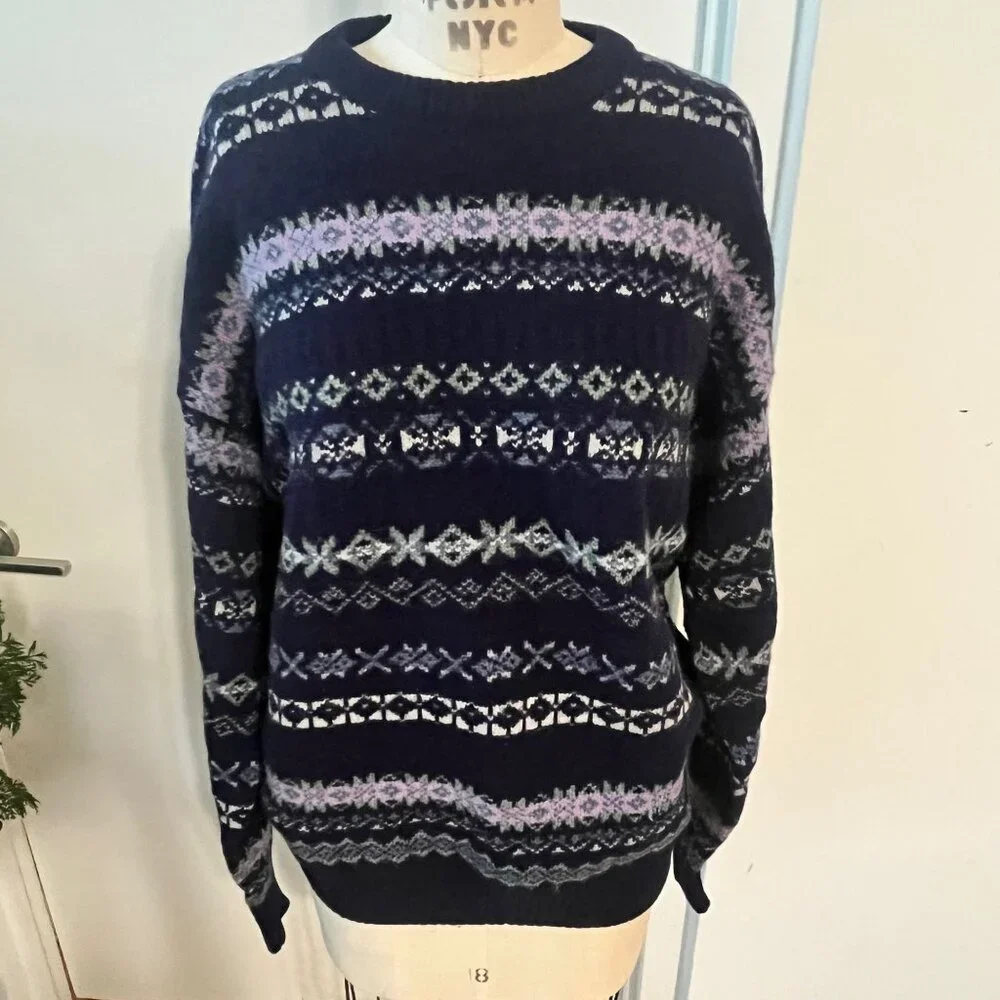 Vintage CONTE‎ OF FLORENCE  Men's Wool Sweater  Size Medium